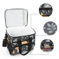 thumbnail image 6 of FORMRS Insulated Cooler Bag 24 Cans Capacity Soft Leakproof Lunch Box with Side Pockets, Orange Dinosaur, 6 of 7