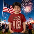 thumbnail image 2 of CONROSES Independence Day Toddler Boys Short Sleeve T Shirts Patriotic Usa Flag Graphic July 4Th T-Shirts Tee Tops, 2 of 4