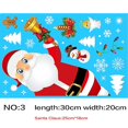 thumbnail image 5 of Feliz navidad santa elk película de navidad para el hogar decoración de navidad año nuevo santa claus elk vidrio pegatina ventana hogar, 5 of 5