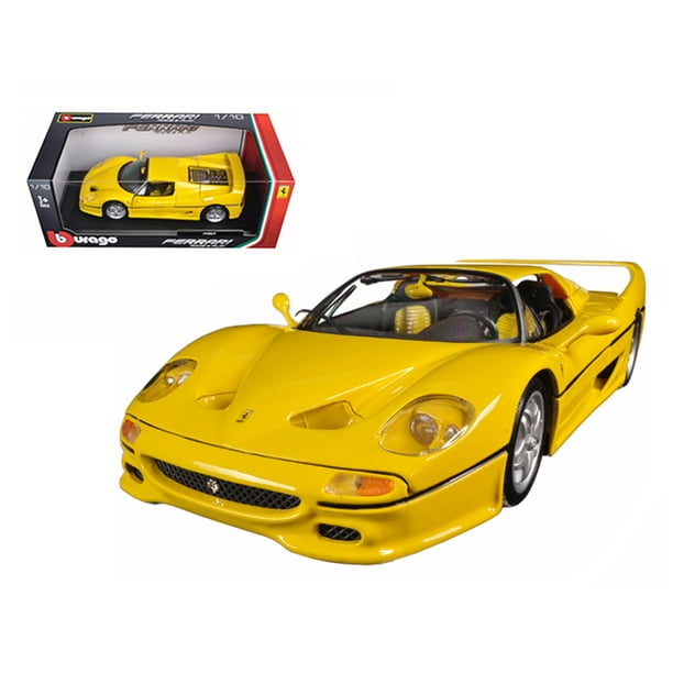 Kust tactiek artikel Ferrari F50 Yellow 1/18 Diecast Model Car by Bburago - Walmart.com
