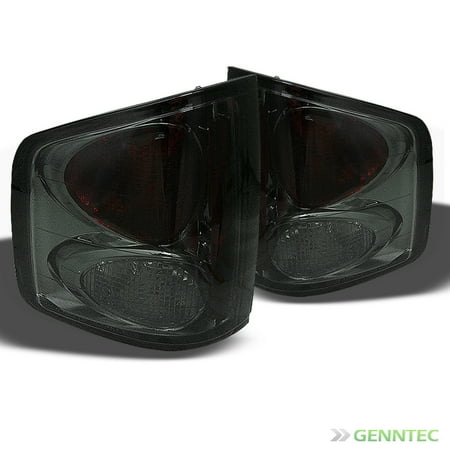 Gmc Sonoma Brake smoked 1994-2004 chevy s10/gmc sonoma tail lights rear smoke brake lamp pair l+r 1995 1996 1997 1998 1999 2000 2001 ()