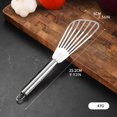 thumbnail image 3 of Oleegame 1 Pce Pince à Servir Compacte Petite Spatule de Cuisson en Acier Inoxydable Spatule à Steak Assiette Spatule à Œufs Rabot Pelle Dentelée Outil à Crêpes Argent, 3 of 7