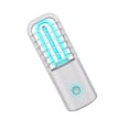 thumbnail image 3 of Inteprter Esterilizador de luz de 3W, desinfectante portátil USB recargable, lámpara UVC, esterilizador de ozono para el hogar, carga USB LED UVC Iluminación y accesorios blanco Inteprter HA4904-01B, 3 of 6
