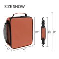 thumbnail image 5 of Haosy Rust Red Reusable Lunch Box Men/Women Insulated Lunch Bag for School Picnic Travel, 5 of 6