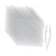 thumbnail image 2 of Peads de fusibles cuadrados 5 mm, tablas de cuentas de fusibles, cuentas, entrelazamiento, tablas de clavijas prácticas transparentes con, 2 of 9