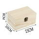 thumbnail image 3 of Xihbxyly Caja de Madera con Solapa, Baúl de Almacenamiento con Cierre Seguro, Organizador de Escritorio de Estilo Vintage, Diseño de Madera Natural, Almacenamiento de Materiales de Arte, Ideal para R, 3 of 3