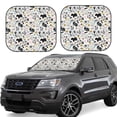 thumbnail image 2 of Picia Puppy 2 Piece Car Windshield Sun Shade Foldable | Foldable Sun Shield for Front Window Blocks UV Rays and Keeps Your Vehicle Cool-Medium, 2 of 7