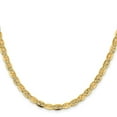 thumbnail image 2 of 14k 4.65mm Tri-color PavÇ Valentino Chain (Weight: 11.29 Grams, Length: 18 Inches), 2 of 4