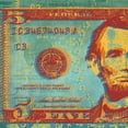 thumbnail image 3 of Chambers, Dustin 12x12 Black Modern Framed Museum Art Print Titled - Five Bucks I, 3 of 5