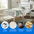 thumbnail image 4 of Mainstays Palmer Twin Platform Bed, White, 4 of 26