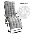 thumbnail image 6 of Lovote 61" Lounge Chair Cushion Outdoor Soft Seat Pad Recliner Mat Gray, 6 of 6