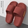 thumbnail image 3 of Zapatilla de nube de verano para mujer, chanclas informales de suela blanda para interior del hogar, sandalias antideslizantes para baño, zapatos deslizantes de playa para exteriores para hombre, 3 of 7