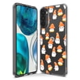 thumbnail image 3 of MUNDAZE Motorola Moto G Power 2021 Shockproof Clear Hybrid Protective Phone Case Cute Cartoon Mushroom Ghost Characters Cover, 3 of 5