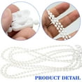 thumbnail image 3 of 5M White 4.5mm Blinds Vertical Blind Bottom Chain +5 Plastic Vertical Blind Clips Chain Connectors for Roller Blind Replacement Parts Roman Vertical Blinds, 3 of 6