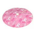 thumbnail image 2 of Bingfone Christmas Tree Skirt Mat Christmas Decoration Interior 48" -Breast Cancer Awareness (3), 2 of 6