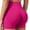 Hot Pink, variant on Women's Workout Impact Yoga Shorts Scrunch Lifting Gym Seamless Booty Biker Tights Navy XL