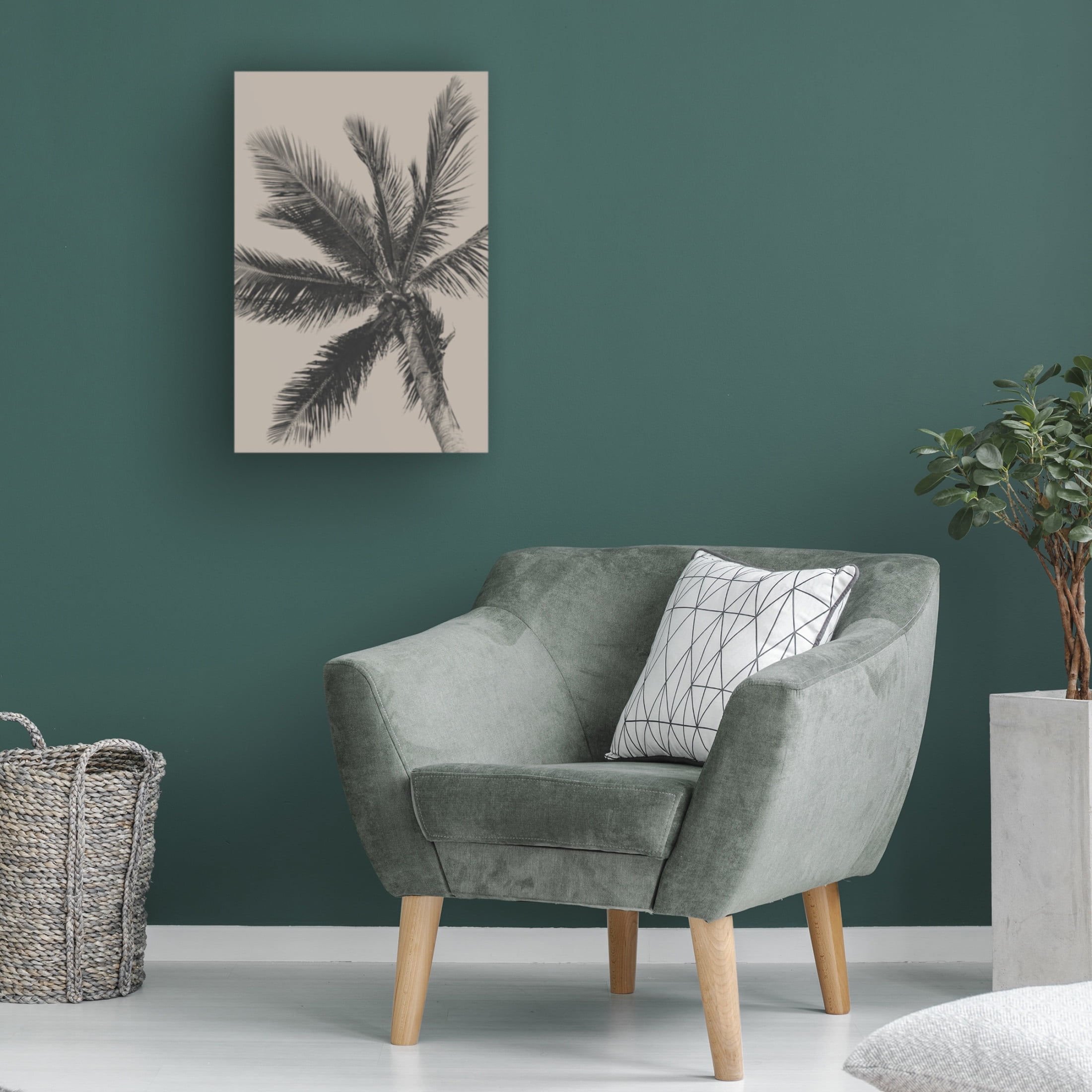 Trademark Fine Art Eda Unsoy Palm Tree Canvas Wall Art