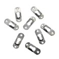 thumbnail image 5 of Auear Percha de metal con forma de ojo de cerradura, marco de fotos, espejo, gabinete, sujetadores para colgar, herrajes para pared empotrada con tornillos de montaje (paquete de 20 plateados), 5 of 5
