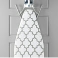 thumbnail image 2 of Whitmor 15 in. W x 54 in. L Cotton Gray/White Ironing Board Cover and Pad, 2 of 4