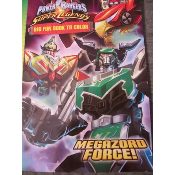 Pre-Owned Power Rangers Super Legends BIG FUN BOOK TO COLOR - RANGERS UNLEASHED (Power Rangers), 9781403783561, 140378356X, Paperback,
