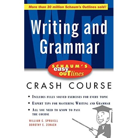 Pre-Owned Schaum s Easy Outline of Writing and Grammar (Paperback) 0071372075 9780071372077
