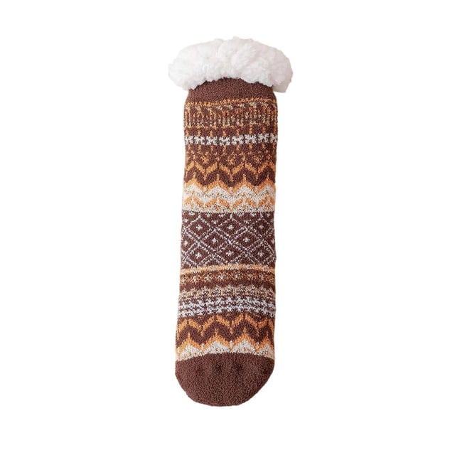 Women's Fuzzy Socks, Warm Winter Slipper Socks with Fleece Lining