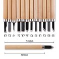 thumbnail image 3 of 3/6/12PCS Wood Carving Hand Chisel Woodworking Tool Set Woodworkers Gouges 6PCS, 3 of 5