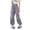Purple, variant on Girls Cargo Pants, Wide Leg Loose Fit Breathable Umbrella Pants Pink Size 9-10 Years