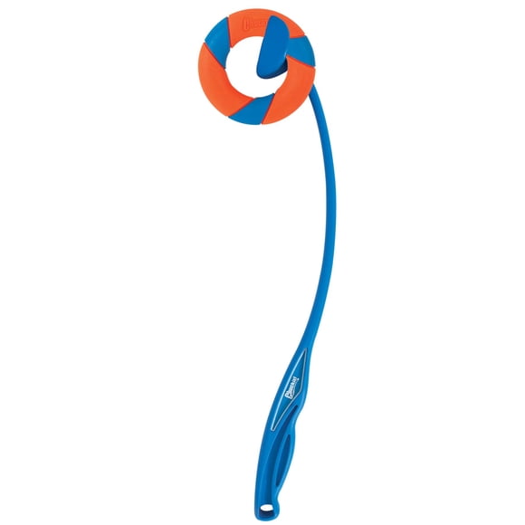 Set de juguetes para perros Chuckit! Lanzador de bolas Ring Chaser con bola de 4,5 cm