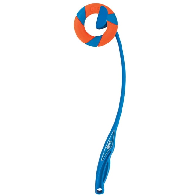 Set de juguetes para perros Chuckit! Lanzador de bolas Ring Chaser con bola de 4,5 cm