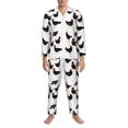 thumbnail image 3 of Goofa Funny Chicken for 2-piece Loungewear Set Men’s Sleepwear Set Soft PJs Cozy loungewear Comfy Sleep Set Winter Pajamas-Large, 3 of 7