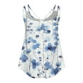 thumbnail image 7 of GA WEIHUA Women Eyelet Tank Tops Floral Sleeveless Shirts Square Neck Summer Casual Top Cute Loose Fit Camisoles(White,L), 7 of 7