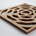 thumbnail image 4 of Ekena Millwork 7 3/8"W x 7 3/8"H x 3/8"T Extra Small Edinburg Decorative Fretwork Wood Wall Panels, Red Oak, 4 of 6
