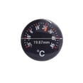 thumbnail image 3 of Mini Thermometer Plastic pointer Round Degrees Indoor X2 N6F0 G0E1 Outdoor IJK, 3 of 8