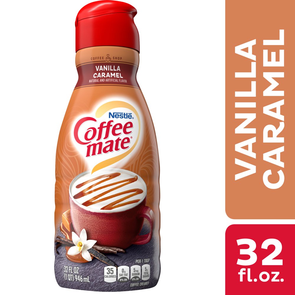 Nestle Coffee mate Vanilla Caramel Liquid Coffee Creamer 32 fl oz