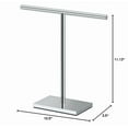 thumbnail image 5 of Gatco 1444C Modern Rectangle Base Freestanding Countertop Towel Holder, Chrome, 5 of 5