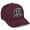 Burgundy, variant on Premium Mid Profile Hat Semi Curved Visor Black Cap White Black Gothic Embroidered, B