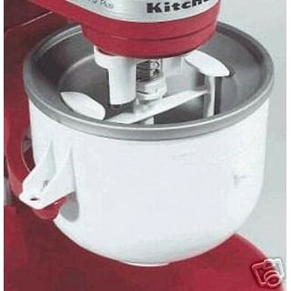 KITCHOOD Ice Cream Maker Attachment for Kitchenaid Stand Mixer,2-Quart  Frozen Yogurt - Ice Cream & Sorbet Gelato Maker,Fits 4.5 qt and Larger