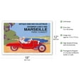 thumbnail image 2 of Marseille France - Antique Cars and Collectibles - Le Parc Chanot Center - Cyclecar Morgan - Vintage Advertising Poster by Léo Bouillon c.1993 - Master Art Print (Unframed) 12in x 18in, 2 of 4