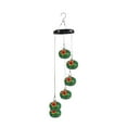 thumbnail image 2 of SPOORYYO Angel Wind Chime Metal Hanging Decoration with Bells Wing Painted Hummingbird Outdoor Garden Decor Sunlight Refractor Gift for Home Crafts Bird Feeder Pendant Ornament, 2 of 5