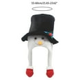 thumbnail image 2 of ZPAQI Christmas Top Hat Funny Christmas Hat Christmas Party Hat Funny Snowman Hat, 2 of 9