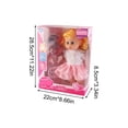 thumbnail image 2 of 11.2" Talking Doll Interactive Toy, Plush Doll That Repeats What You Say, Educational Mimicking Toy, Supports Speech Development, Birthday Gift C, 2 of 5