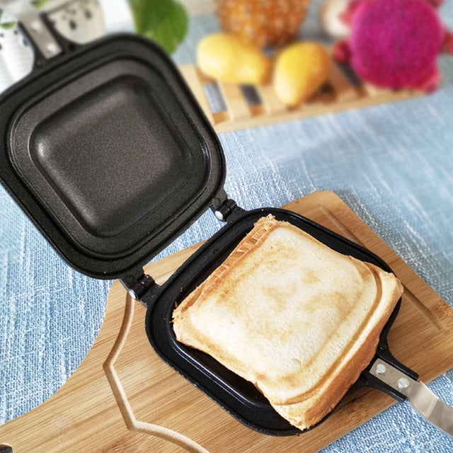 OUNONA Double Sided Baking Sandwich Bread Pan for Making Sandwiches 1 Set