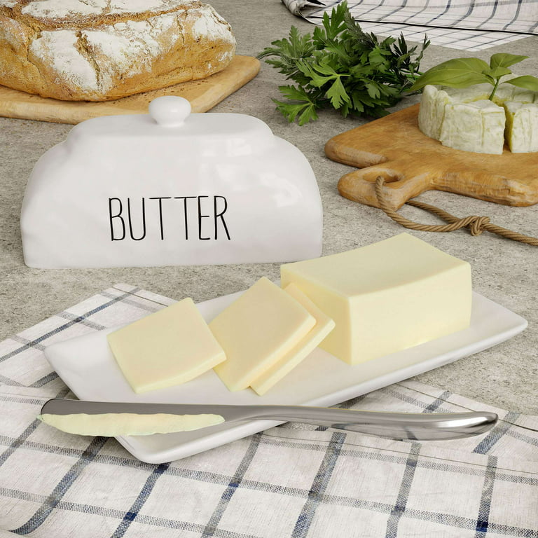 Large Butter Dish Springtime / Easter 