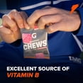 thumbnail image 4 of Gatorade Energy Chews, fresa, sin cafeína, vitamina B12, 1.06 oz, bolsas de 100 calorías, (paquete d, 4 of 5