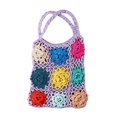 thumbnail image 1 of Bolsos de hombro de ganchillo para mujer, bolso de punto colorido para primavera, verano y otoño, 1 of 5