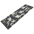 thumbnail image 5 of WOBOGO Lovely Husky Bedside long rug delicate and soft modern indoor area decor non slip carpet for bed room corridor entrance balcony, 5 of 8