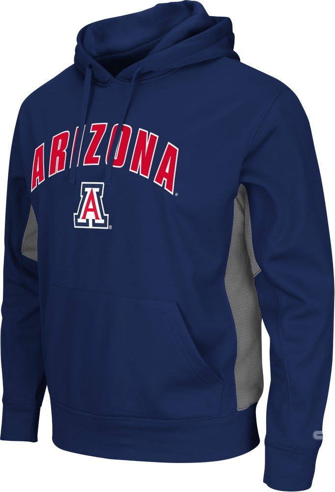 Arizona Wildcats Men's Hoodie Poly Fleece Jacket by Colosseum