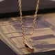 thumbnail image 2 of \ "I \" Oro De Cadena Y De Colr De Nombre De Del Alfabeto Sunnimix conjunto inicial Collar Carta pulsera, 2 of 8