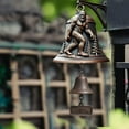 thumbnail image 4 of Bigfoot Vintage Iron Dinner Bell – Hanging Welcome Bell for Indoor/Outdoor Yard Decor & Doorbell, 4 of 5